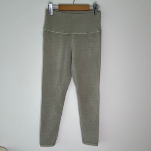 Tan leggings size medium. Light green